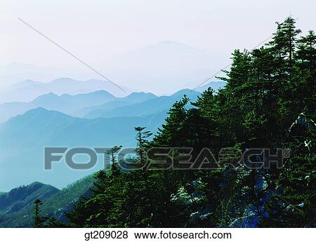 Korea, nature, landscape, scenery, scene, outdoor, exterior View Large Photo Image Stock Photo - Korea, nature, landscape, scenery, scene, outdoor, exterior. Fotosearch