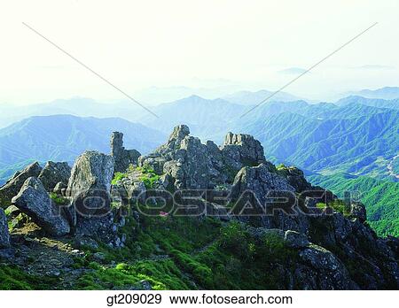 Korea, nature, landscape, scenery, scene, outdoor, exterior View Large Photo Image Stock Photo - Korea, nature, landscape, scenery, scene, outdoor, exterior. Fotosearch