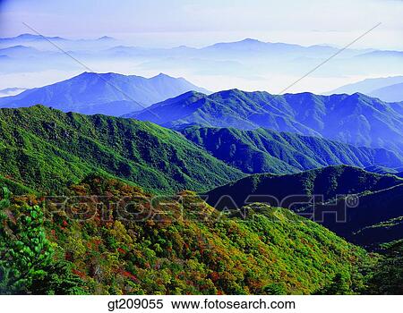 Stock Photography - Korea, nature, landscape, scenery, scene, outdoor, exterior. Fotosearch