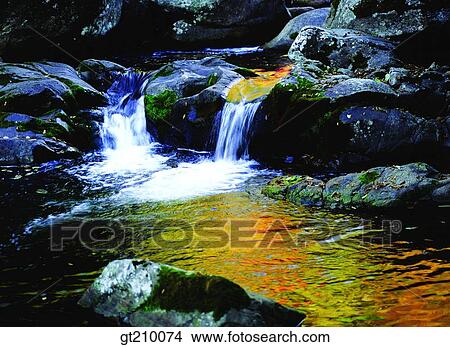 Korea, scene, scenery, landscape, valley, rock, moss View Large Photo Image Picture - Korea, scene, scenery, landscape, valley, rock, moss. Fotosearch