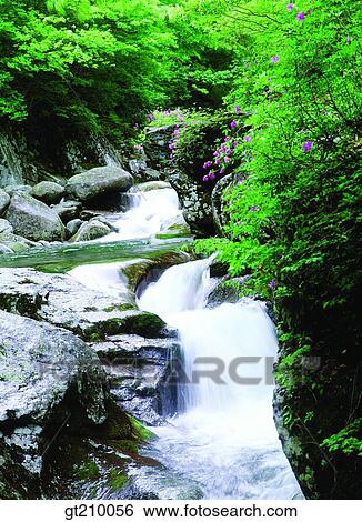 Korea, scene, scenery, landscape, valley, mountain, nature View Large Photo Image Stock Photograph - Korea, scene, scenery, landscape, valley, mountain, nature. Fotosearch
