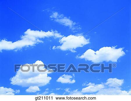 Stock Image - cloud, clouds, white cloud, outdoor, exterior, day, daytime. Fotosearch
