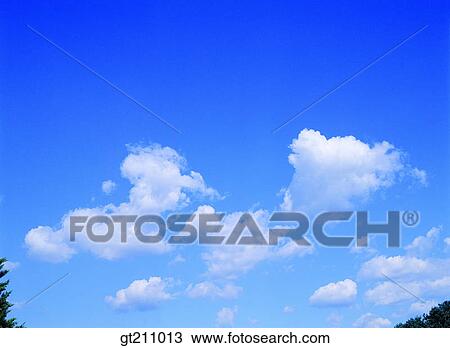 Stock Image - cloud, clouds, white cloud, outdoor, exterior, day, daytime. Fotosearch