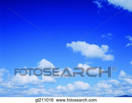 Stock Photograph - cloud, clouds, white cloud, outdoor, exterior, day, daytime. Fotosearch