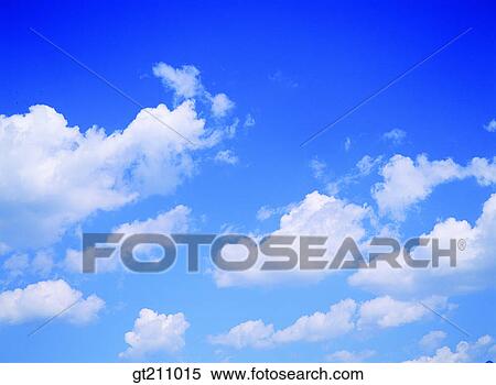 Stock Photography - cloud, clouds, white cloud, outdoor, exterior, day, daytime. Fotosearch