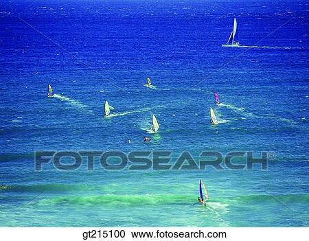 Stock Image - leisure, water sports, aquatic sports, taste, hobby, interest, vacation. Fotosearch