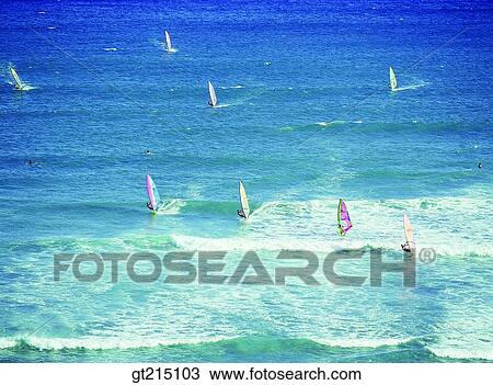 Stock Image - leisure, water sports, aquatic sports, taste, hobby, interest, vacation. Fotosearch