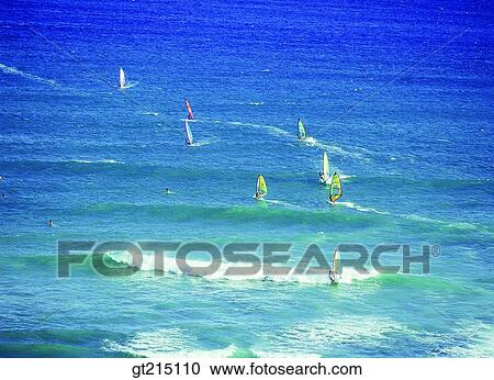 Stock Image - leisure, water sports, aquatic sports, taste, hobby, interest, vacation. Fotosearch