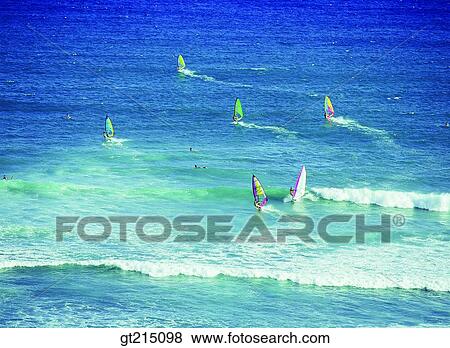 Stock Photo - leisure, water sports, aquatic sports, taste, hobby, interest, vacation. Fotosearch