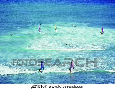 Stock Photo - leisure, water sports, aquatic sports, taste, hobby, interest, vacation. Fotosearch