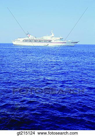 sea, boat, ship, cruise liner, cruiser, water transport, outdoor View Large Photo Image Picture - sea, boat, ship, cruise liner, cruiser, water transport, outdoor. Fotosearch