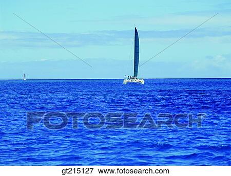 sea, boat, ship, yacht, sailer, sailing ship, horizon View Large Photo Image Stock Photo - sea, boat, ship, yacht, sailer, sailing ship, horizon. Fotosearch