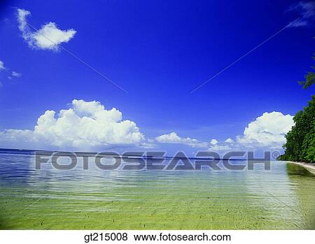sea, sandy beach, beach, sky, cloud, outdoor, exterior View Large Photo Image Stock Photo - sea, sandy beach, beach, sky, cloud, outdoor, exterior. Fotosearch