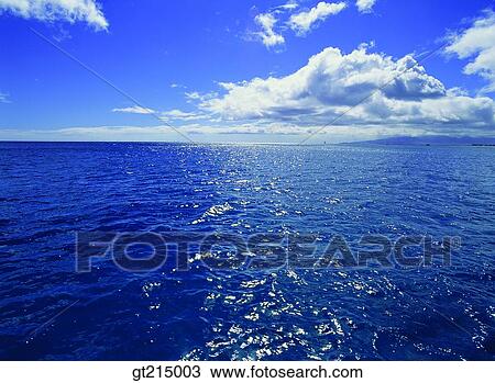 Stock Image - sea, sky, cloud, outdoor, exterior, day, daylight. Fotosearch