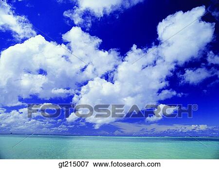 Stock Photo - sea, sky, cloud, outdoor, exterior, day, daylight. Fotosearch