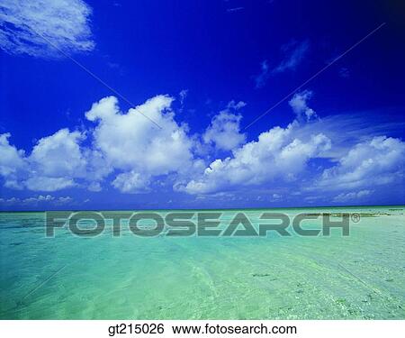 Stock Photograph - sea, sky, cloud, outdoor, exterior, day, daylight. Fotosearch