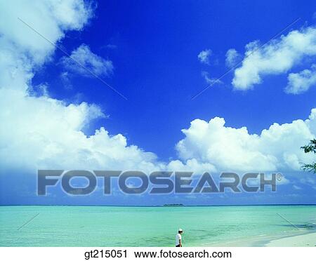 sea, sky, cloud, person, outdoor, exterior, day View Large Photo Image Stock Image - sea, sky, cloud, person, outdoor, exterior, day. Fotosearch