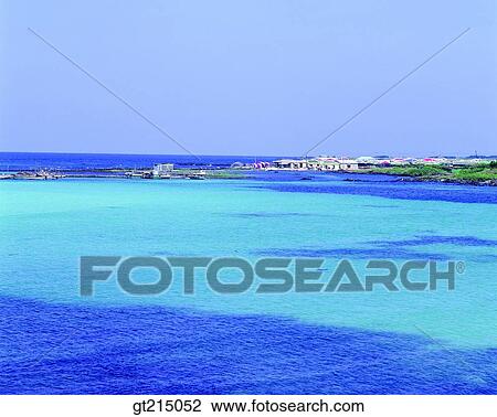Stock Image - seashore, coast, isle, island, country, sea, outdoor. Fotosearch