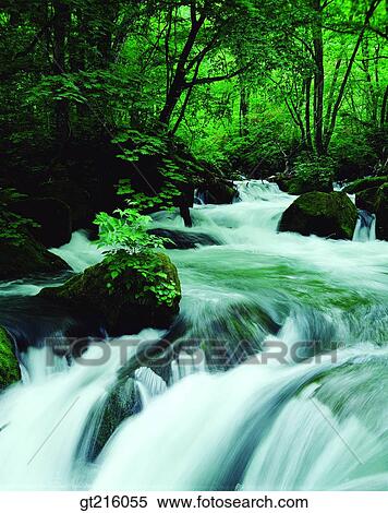 Stock Photography - nature, landscape, scenery, scene, valley, rock, stone. Fotosearch