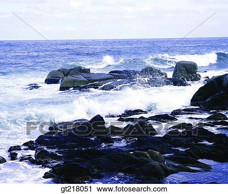 exterior, day, daytime, daylight, sea, wave, waves View Large Photo Image Stock Image - exterior, day, daytime, daylight, sea, wave, waves. Fotosearch