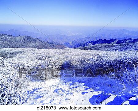 Stock Photo - exterior, day, daytime, daylight, winter, mountain, winter mountain. Fotosearch