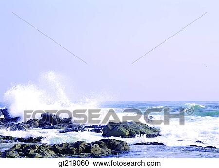 sea, wave, outdoor, exterior, day, daytime, daylight View Large Photo Image Stock Image - sea, wave, outdoor, exterior, day, daytime, daylight. Fotosearch