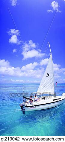 yacht, sea, sky, cloud, clouds, panorama, people View Large Photo Image Stock Image - yacht, sea, sky, cloud, clouds, panorama, people. Fotosearch