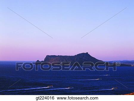 Korea, Cheju Island, Cheju, Cheju Songsanilchulbong View Large Photo Image Stock Photograph - Korea, Cheju Island, Cheju, Cheju Songsanilchulbong. Fotosearch