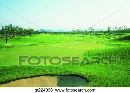 Korea, Cheju Island, Cheju dynasty golf links, golf course View Large Photo Image Stock Photo - Korea, Cheju Island, Cheju dynasty golf links, golf course. Fotosearch