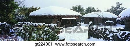 Korea, Cheju Island, Cheju, folk town, folk View Large Photo Image Stock Image - Korea, Cheju Island, Cheju, folk town, folk. Fotosearch