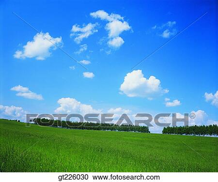 Stock Image - Cheju Island, Cheju, Jungbang waterfall, waterfall. Fotosearch