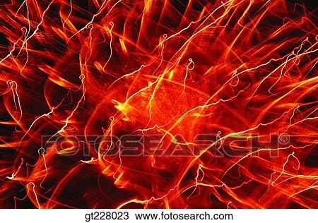 Stock Image - fireworks display, flame, blaze, spark, firework. Fotosearch