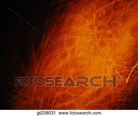 Stock Image - fireworks display, flame, blaze, spark, firework. Fotosearch