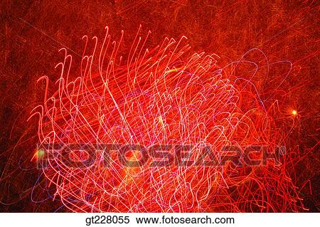 Stock Photography - fireworks display, flame, blaze, spark, firework. Fotosearch