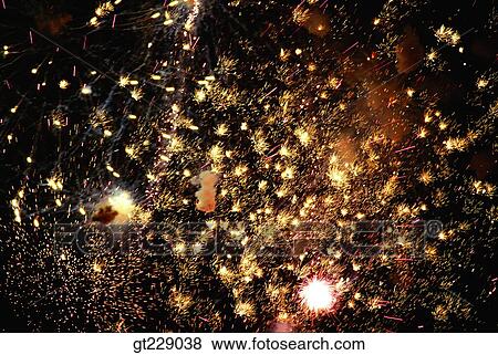 fireworks display, flame, blaze, spark, firework View Large Photo Image Stock Photo - fireworks display, flame, blaze, spark, firework. Fotosearch