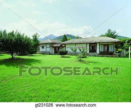 Yun Bong Gil, street, route, birth home, home, cottage, lawn View Large Photo Image Stock Photograph - Yun Bong Gil, street, route, birth home, home, cottage, lawn. Fotosearch