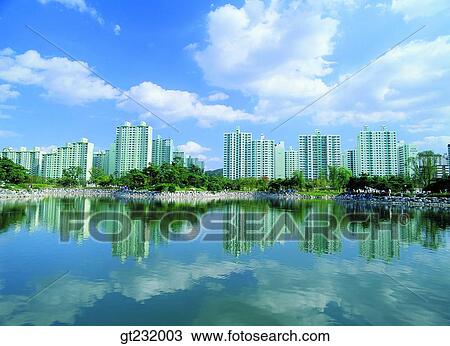 Korea, outdoor, exterior, day, daytime, daylight, apartment View Large Photo Image Stock Image - Korea, outdoor, exterior, day, daytime, daylight, apartment. Fotosearch