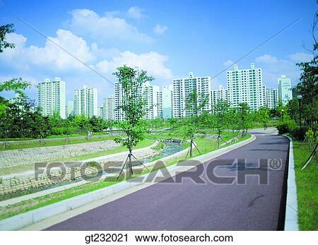 Korea, outdoor, exterior, day, daytime, daylight, apartment View Large Photo Image Stock Image - Korea, outdoor, exterior, day, daytime, daylight, apartment. Fotosearch