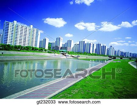 Korea, outdoor, exterior, day, daytime, daylight, apartment View Large Photo Image Stock Image - Korea, outdoor, exterior, day, daytime, daylight, apartment. Fotosearch