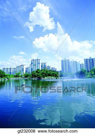 Korea, outdoor, exterior, day, daytime, daylight, apartment View Large Photo Image Stock Photo - Korea, outdoor, exterior, day, daytime, daylight, apartment. Fotosearch