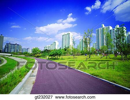 Korea, outdoor, exterior, day, daytime, daylight, apartment View Large Photo Image Stock Photo - Korea, outdoor, exterior, day, daytime, daylight, apartment. Fotosearch