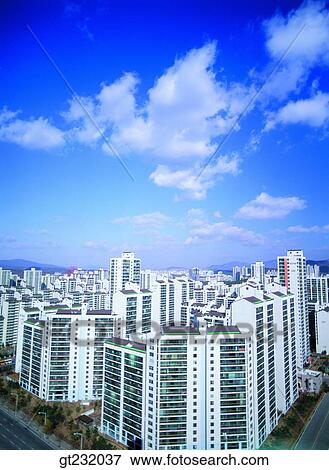 Korea, outdoor, exterior, day, daytime, daylight, apartment View Large Photo Image Stock Photo - Korea, outdoor, exterior, day, daytime, daylight, apartment. Fotosearch