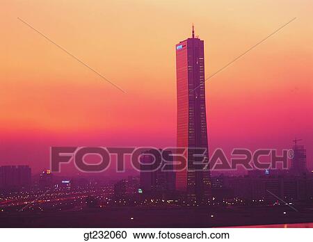 Korea, outdoor, exterior, night, night view, city, town View Large Photo Image Stock Image - Korea, outdoor, exterior, night, night view, city, town. Fotosearch