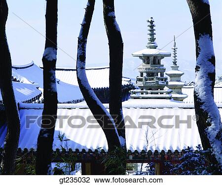 Bulguksa, race, run, winter, snowscape, snow, Sukgatap View Large Photo Image Stock Image - Bulguksa, race, run, winter, snowscape, snow, Sukgatap. Fotosearch