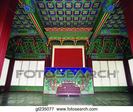 Stock Photo - Changgyeon palace, changgyeon Palace, gate, Imperial conference, ceiling, lifting, gate. Fotosearch