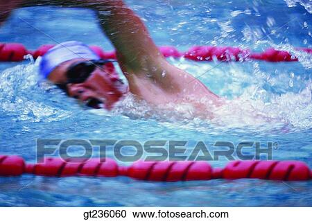 水泳 水泳 フリースタイル 人々 人 水泳 スイマー ストックイメージ Gt Fotosearch