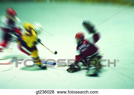 Stock Photo - ice hockey, people, person, ice rink, national athlete, Olympic, Olympics. Fotosearch