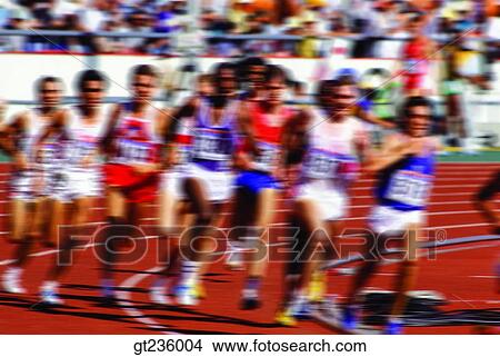 race, running, middle and long range, people, person, track, game View Large Photo Image Picture - race, running, middle and long range, people, person, track, game. Fotosearch