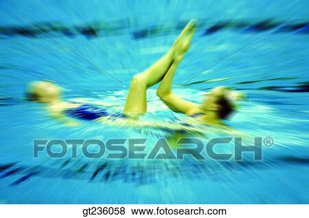 synchronize, water ballet, people, person View Large Photo Image Stock Photo - synchronize, water ballet, people, person. Fotosearch