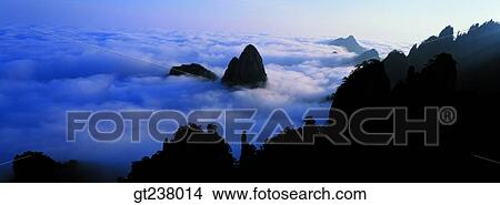 Korea, outdoor, dawnlandscape, scene, scenery, nature, cloud View Large Photo Image Picture - Korea, outdoor, dawnlandscape, scene, scenery, nature, cloud. Fotosearch